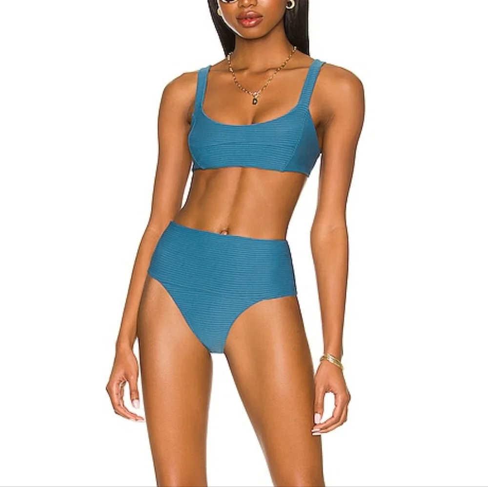 L*Space Jess Bikini Top Ocean Blue